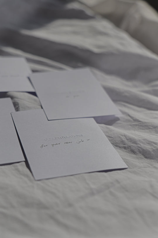 Handgeprägte Karten - Congratulations