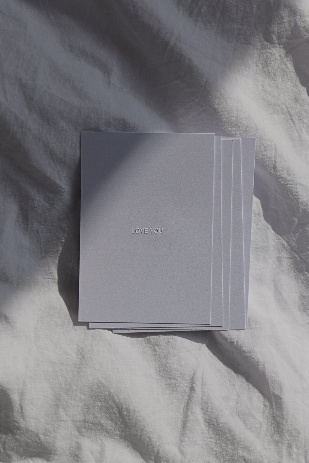 Handgeprägte Karten - Love you
