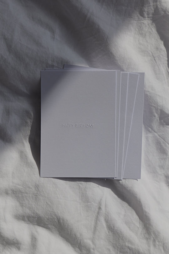 Handgeprägte Karten - Happy Birthday