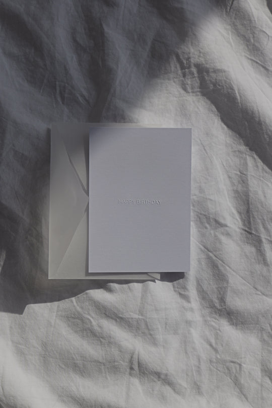 Handgeprägte Karten - Happy Birthday