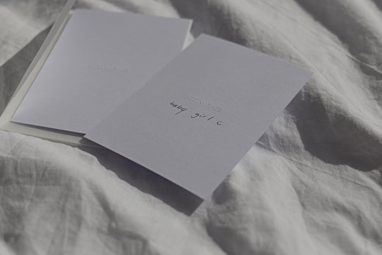 Handgeprägte Karten - Best Wishes